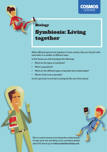 Symbiosis: Living together