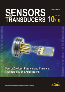 ISSN 1726-5479 - International Frequency Sensor Association