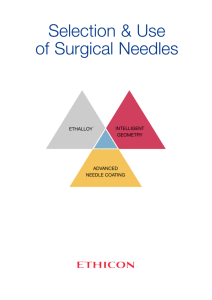 Selection & Use of Surgical Needles