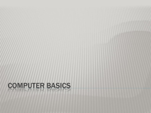 Computer Basics Overview