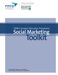 Social Marketing Toolkit - FINRA Investor Education Foundation