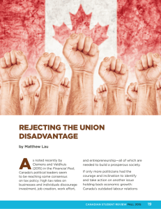 Rejecting the Union Disadvantage