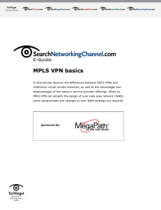 MPLS VPN basics