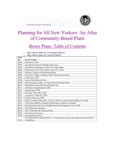 Planning for All New Yorkers: An Atlas of Community-Based