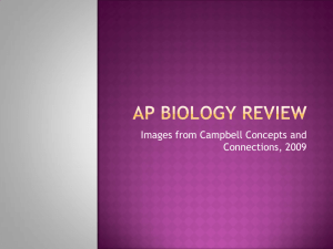 AP Biology Second Semester Review