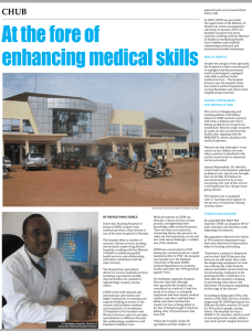 At the fore of enhancing medical skills