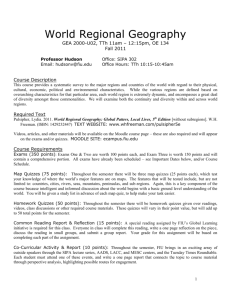 GEA 2000-U03: World Regional Geography