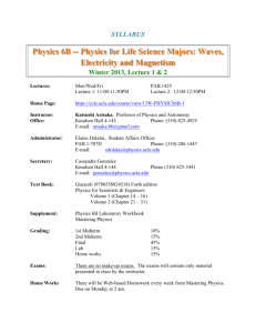 Course Syllabus - UCLA Physics & Astronomy