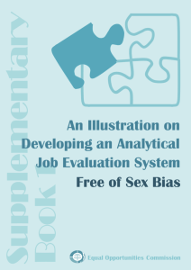 An Illustration on Developing an Analytical Job Evaluation System