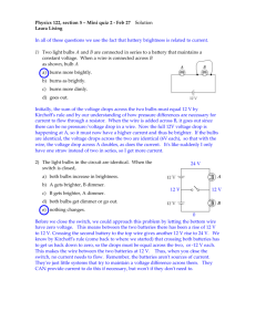 Physics 122, section 5 – Mini quiz 2