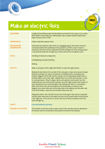 Make an Electric Quiz