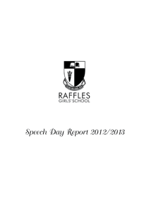 Speech Day Report 2012/2013
