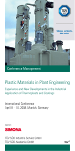 International Conference Plastic Materials in Plant