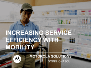 increasing service efficiency with mobility motorola solutions