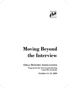 Moving Beyond the Interview