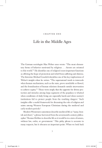 life in the Middle Ages - University of California Press