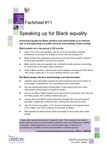 Speaking up for Black equality