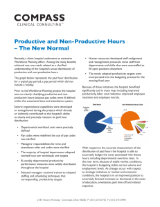 Productive and Non-Productive Hours – The New Normal