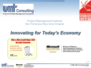 Presentation - PMI San Francisco Chapter