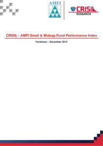 CRISIL - AMFI Small & Midcap Fund Performance Index