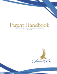 Parent Handbook - Thomas Edison South