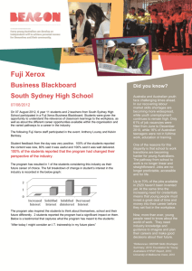 Fuji Xerox - South Sydney High School