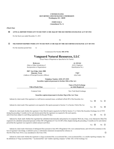 Vanguard Natural Resources, LLC