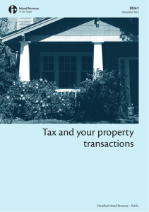 Tax and your property transactions