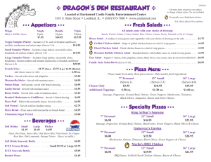 dragon's den restaurant