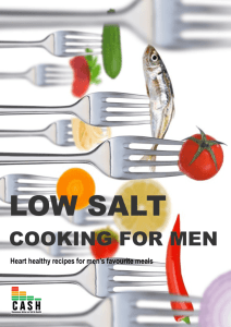 Low salt - Consensus Action on Salt and Health