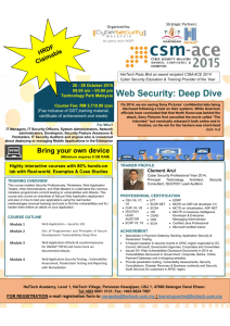 Web Security: Deep Dive