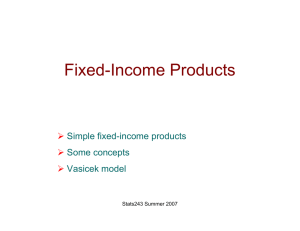 Fixed-Income Products