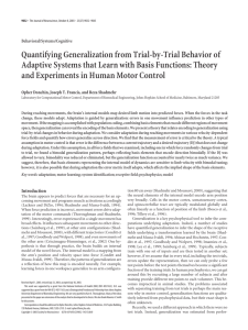 Quantifying Generalization from Trial-by
