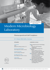 Modern Microbiology Laboratory
