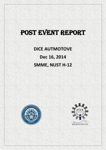 event report - DICE Foundation