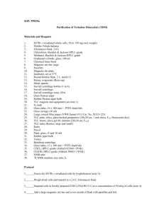 PP029: Purification of Trehalose Dimycolate (TDM)