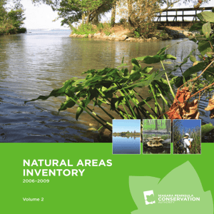natural areas inventory - Niagara Peninsula Conservation Authority