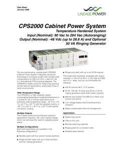 CPS2000 Cabinet Power System
