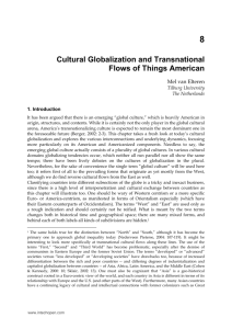 Cultural Globalization and Transnational Flows of Things American