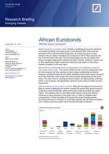 African Eurobonds - Deutsche Bank Research