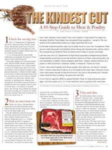 A 10-Step Guide to Meat & Poultry - Center for Science in the Public