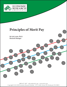 Principles of Merit Pay - ERI Economic Research Institute