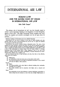 international air law - McGill Law Journal