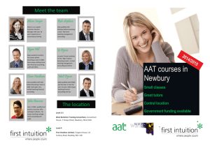 AAT courses in Newbury