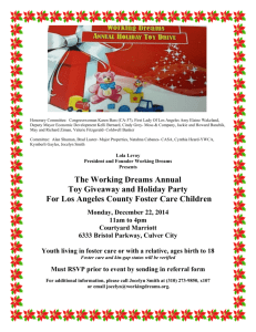 The Working Dreams Annual Toy Giveaway and Holiday Party For