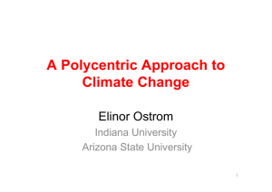 A Polycentric Approach to Climate Change