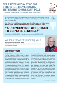 “A POLYCENTRIC APPROACH TO CLIMATE CHANGE?”