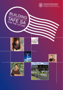 Building TAFE SA For The Future