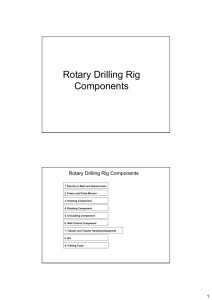 Rotary Drilling Rig Components