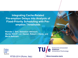 Integrating Cache-Related Pre-emption Delays into Analysis of